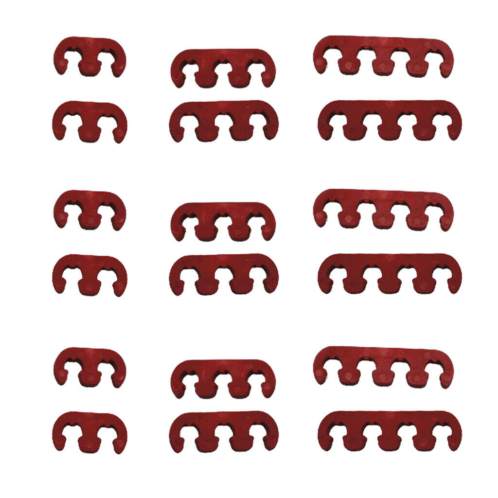 18x Plastic Spark Plug Wire Cord Separators 7mm 8mm 9mm For Chevy Ford