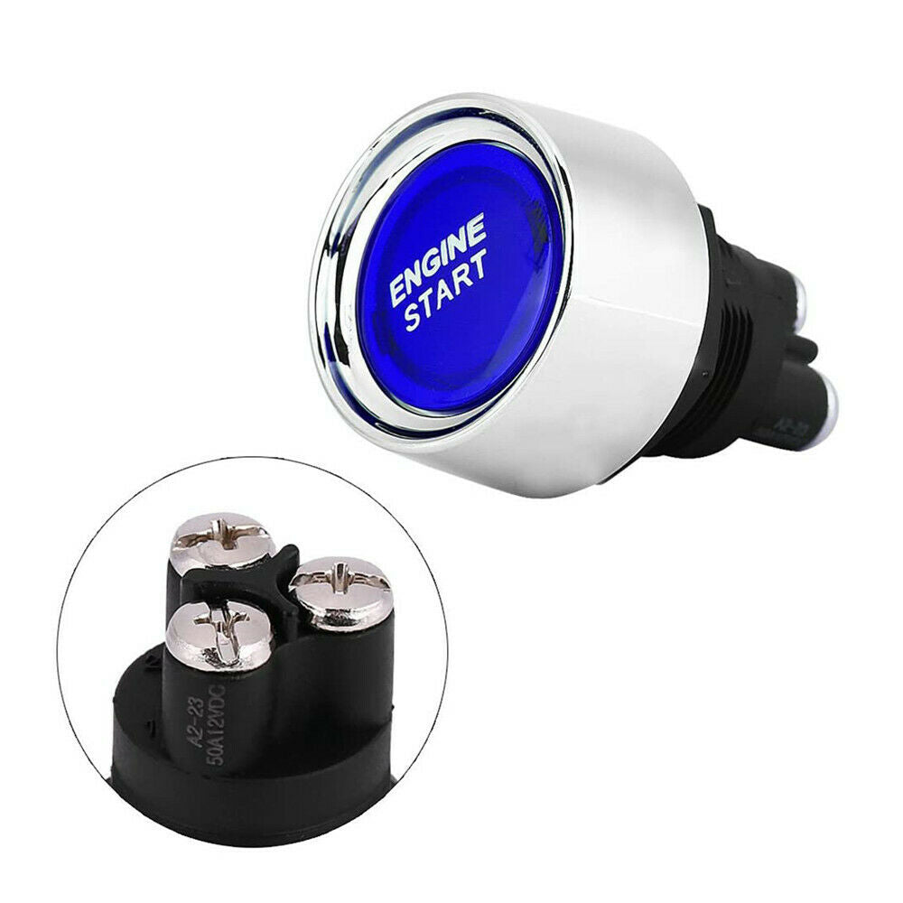 Auto Accessories 12V/24V 50A Car Engine Key-less Start Button Ignition Starter