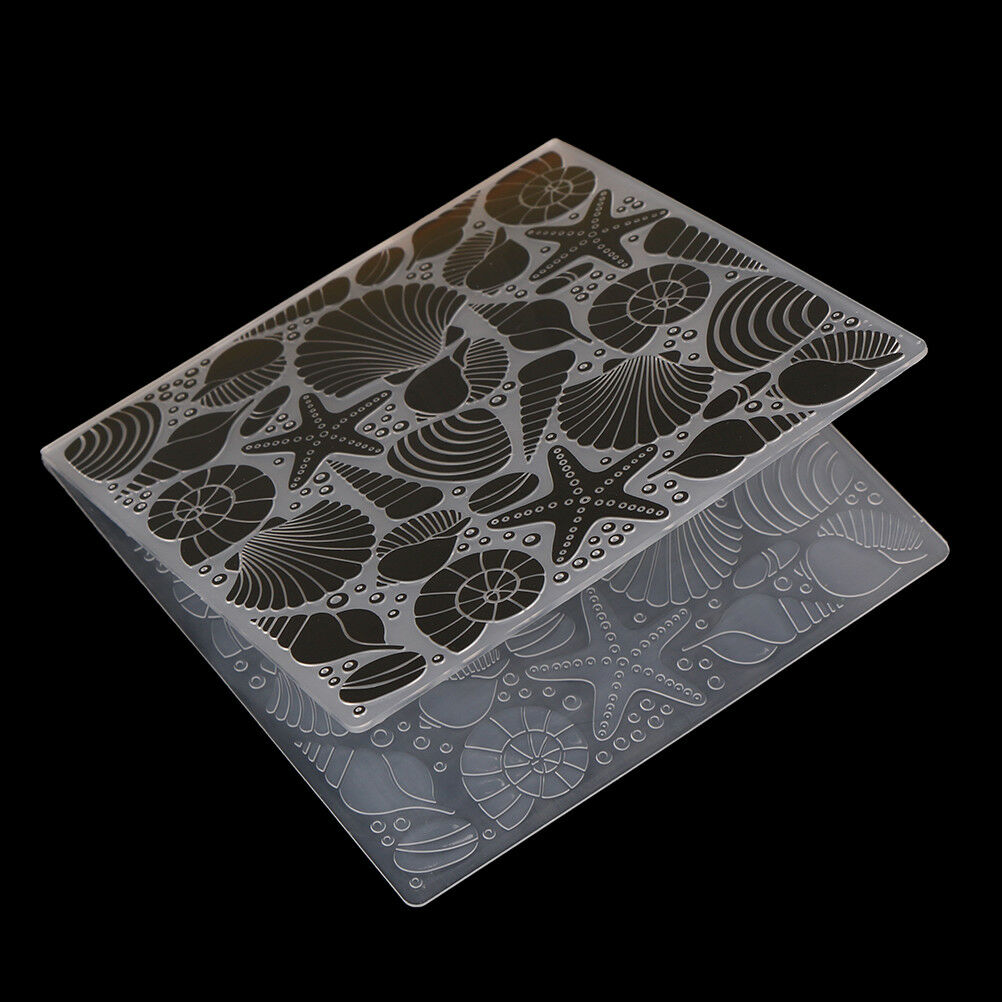 seafood Embossing folders Plastic Embossing Folder For Scrapbooking DIY ca.l8
