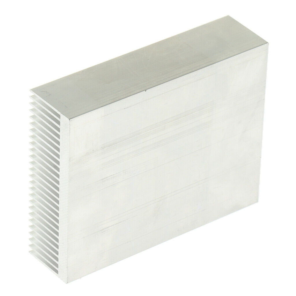 Aluminum  Sink 100mmx80mmx26.9mm Radiator Driver Cooler Heatsink White