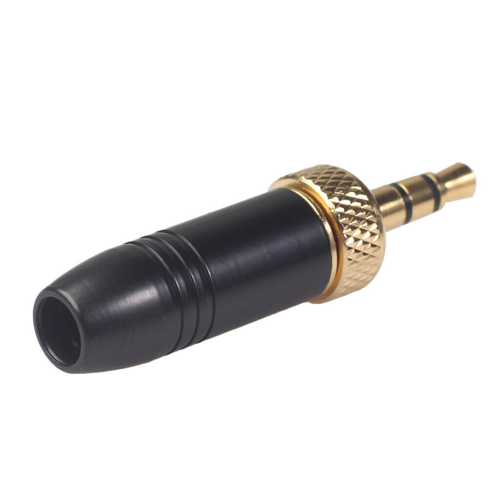 3.5mm Stereo Welded Male Plug for Collar-clip wireless microphone