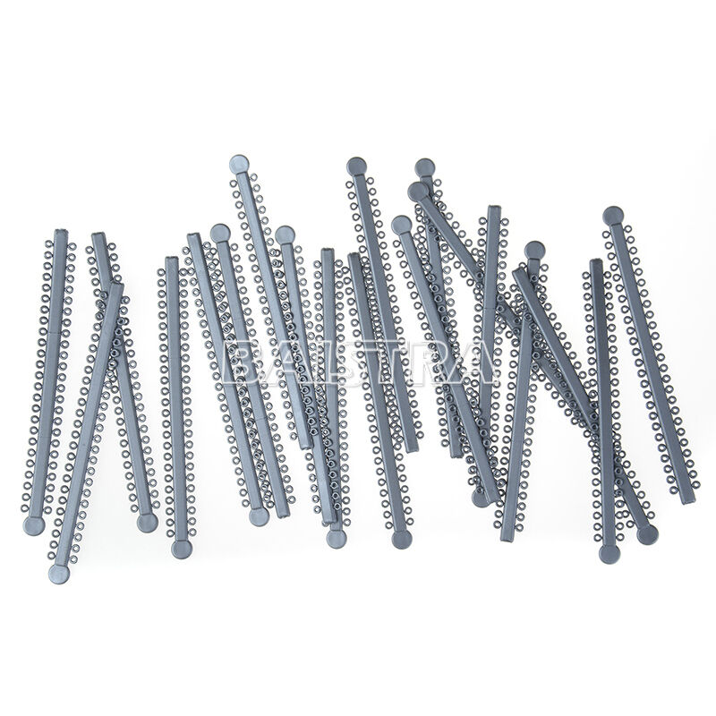 50 ties per stick/20 sticks Dental Orthodontic Ligature Ties Gray 1000Ties