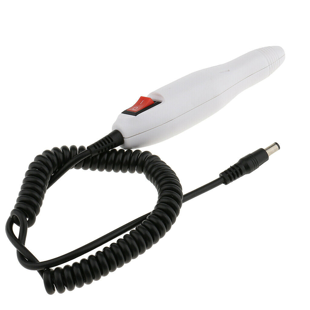 Nail Drill File Machine Replacement Handle Handpiece Supplies Tools White