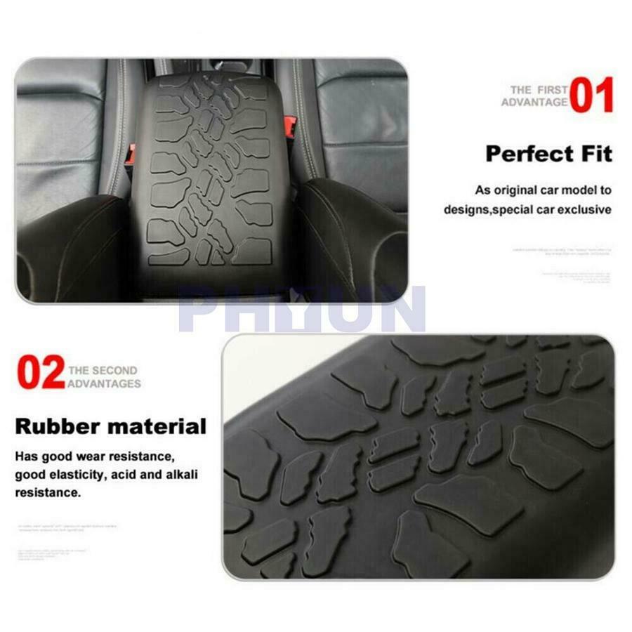 Non-slip Car Armrest Cover Pad Center Console For Jeep Wrangler JL JT 2018-2020