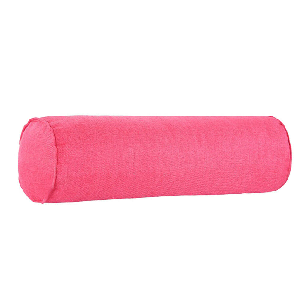 Orthopedic Neck Roll Pillow Round Cervical Support Spine Pillow Red