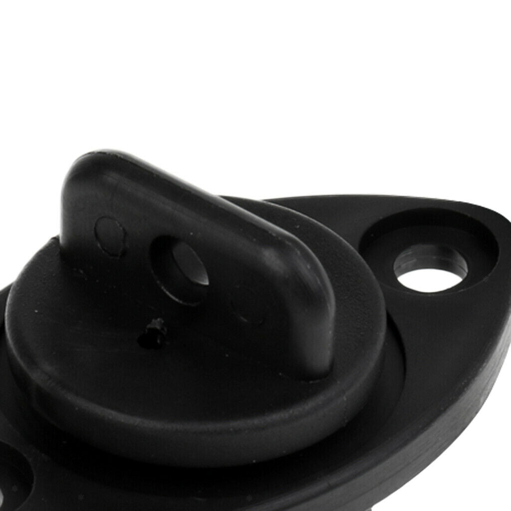 Kayak Boat Spare Parts 4 Pieces Lenzstopfen Stopper, Black