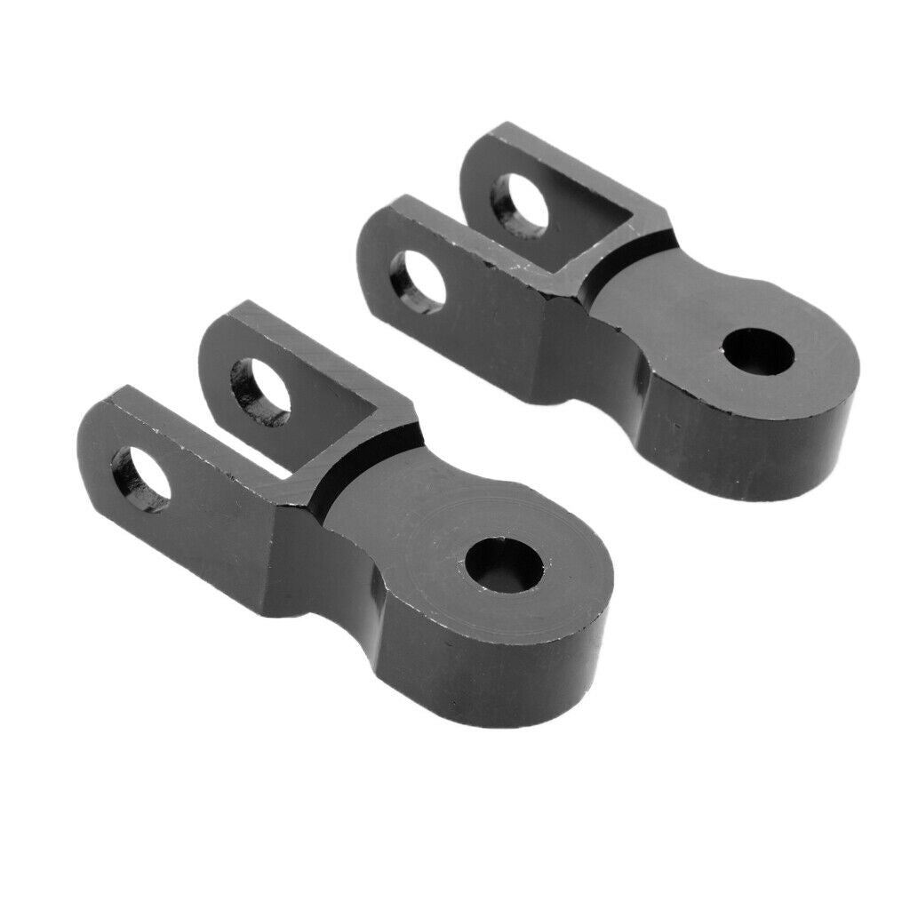 2X Height Extension Shock Absorber Motorcycle Jack Up Riser Suspension Black