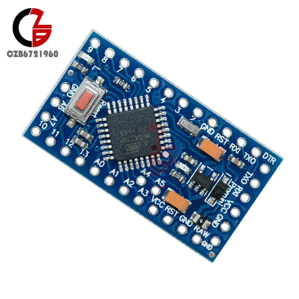 5PCS New Pro Mini Atmega328 3.3V 8M Replace ATmega128 Arduino Compatible Nano