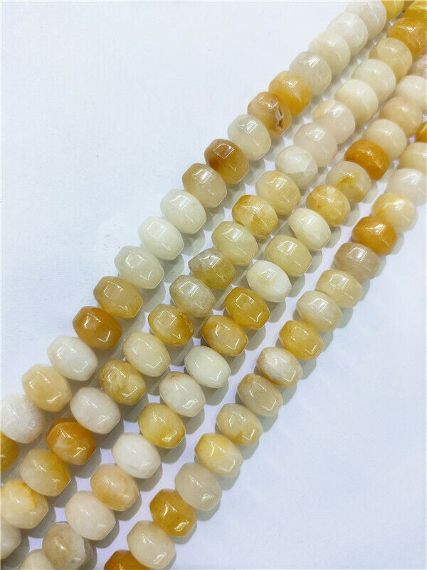 1 Strand 9x7mm Natural Yellow Aventurine Rondelle Wheel Spacer Beads 15.5" HH110