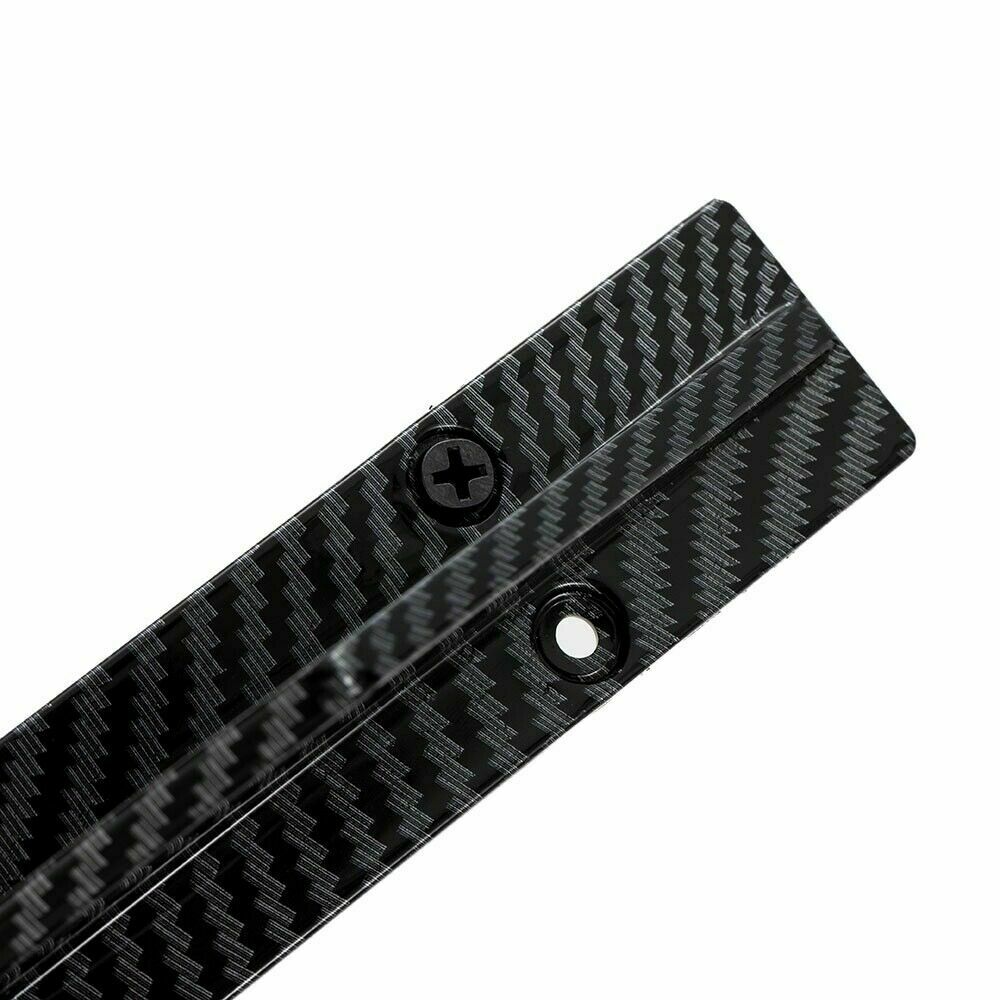 4X Universal Carbon Fiber Car Bumper Diffuser Fin Spoiler Lip Wing Splitter Hot