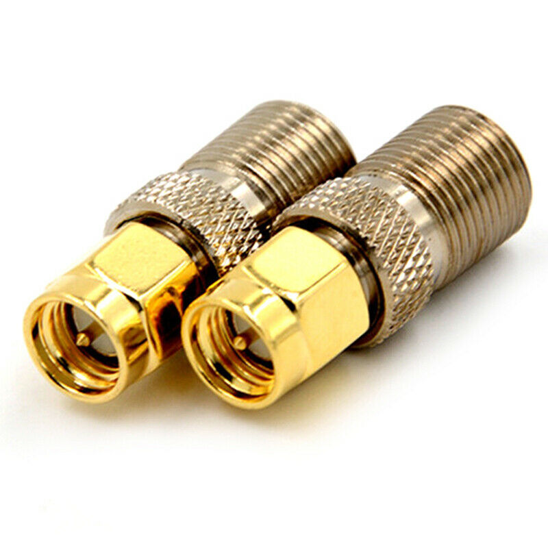 1PC F Female Jack to SMA Male Plug Straight RF Coax Coaxial Connector Ada.l8