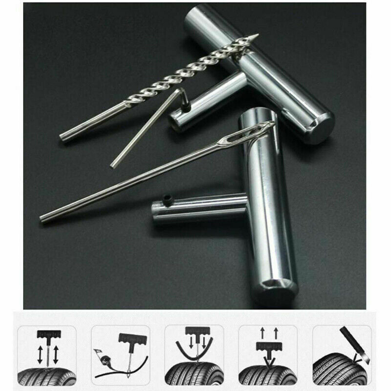 Truck Car Motorcycle Tubeless Tyre Emergency Tools Puncture Repair Tire Plug Set
