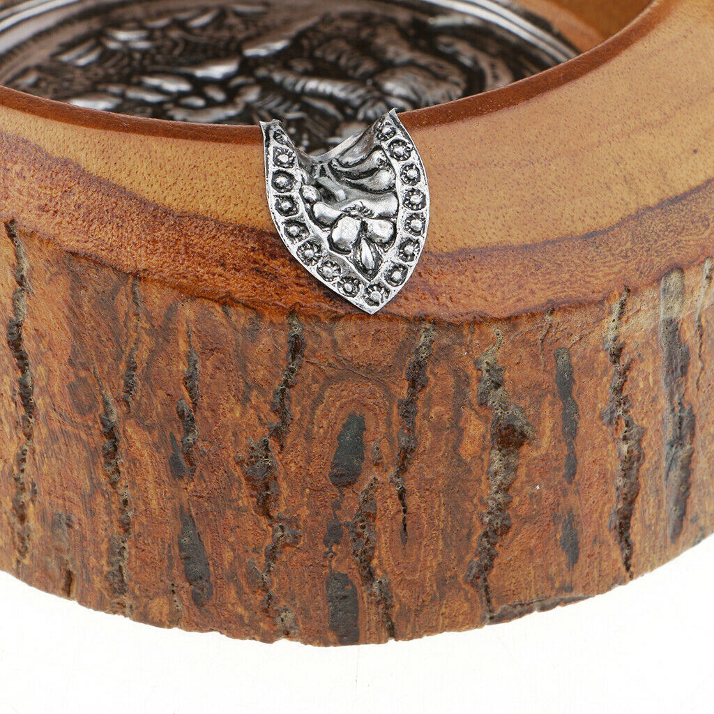 Wood Elephant Pattern Ashtray Creative Southeast Asia Style Ashtray 5 inches