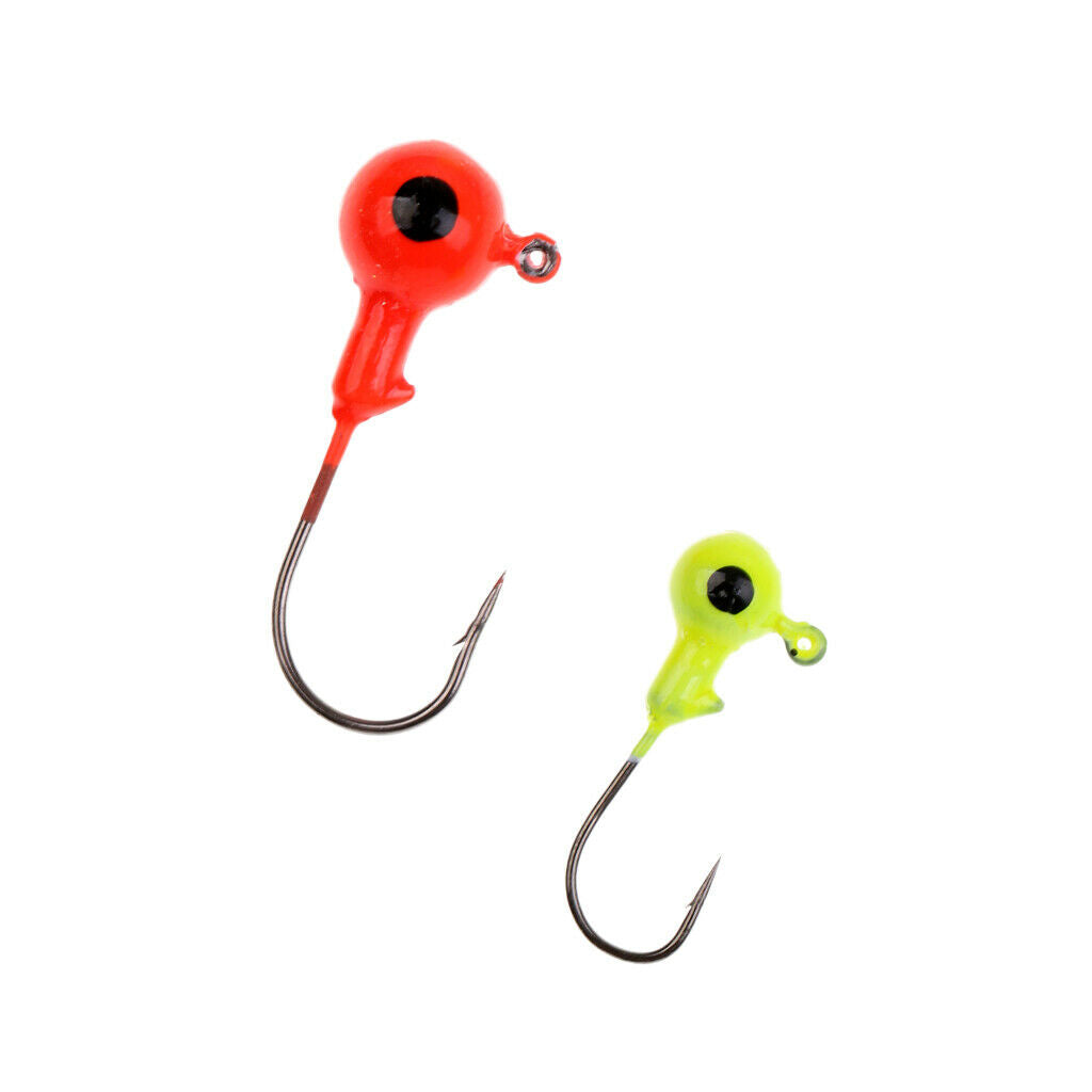 316pcs Soft Fishing Lure Bait & Jigs Head Hooks Set for Saltwater/Freshwater