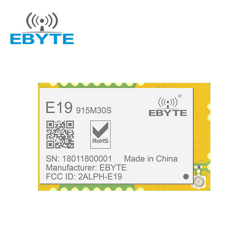 SX1276 1W SMD LoRa Long Distance 915MHz WirelessTransmitter Receiver E19-915M30S