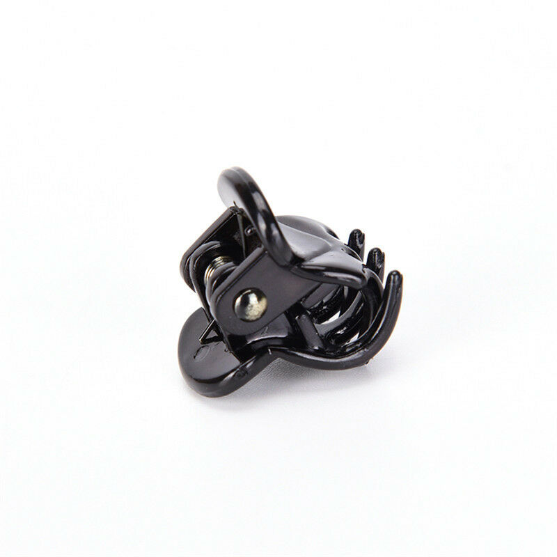 Fashion Women Girls 12pcs Black Plastic Mini Hairpin 6 Claws Hair Clip Cla.l8