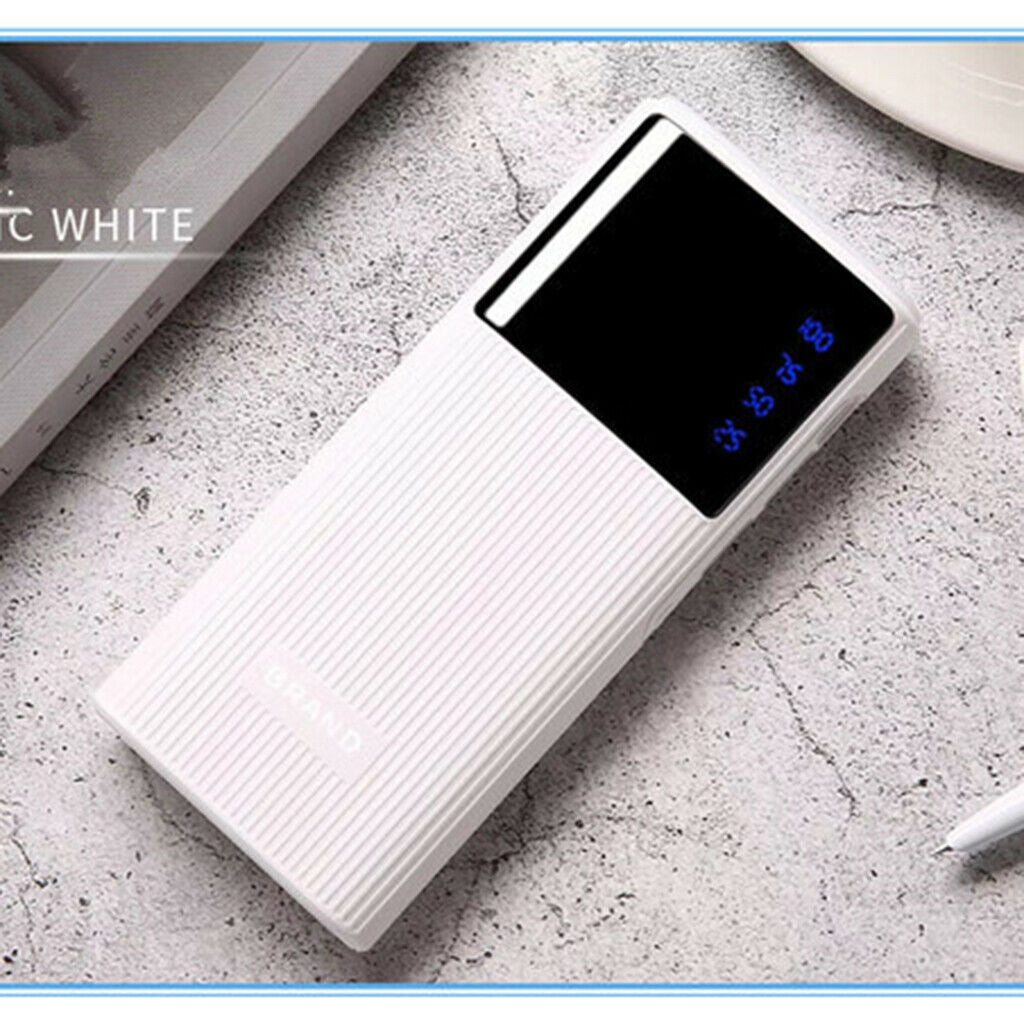 Portable Double USB Power Bank Battery Phone Charger Case DIY Box Kit