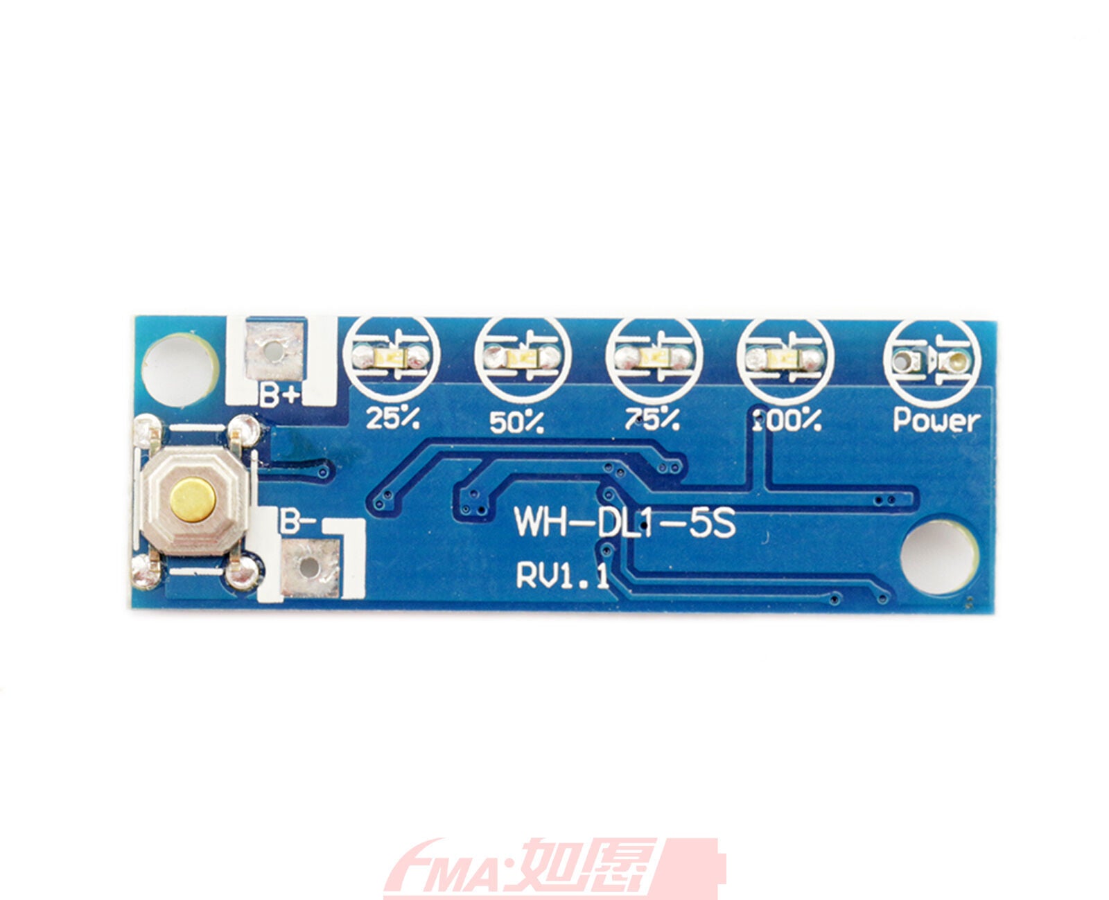 Voltage Indicator Capacity Display for 5S 18V 18.5V Li-ion Li-Po Battery R1:202