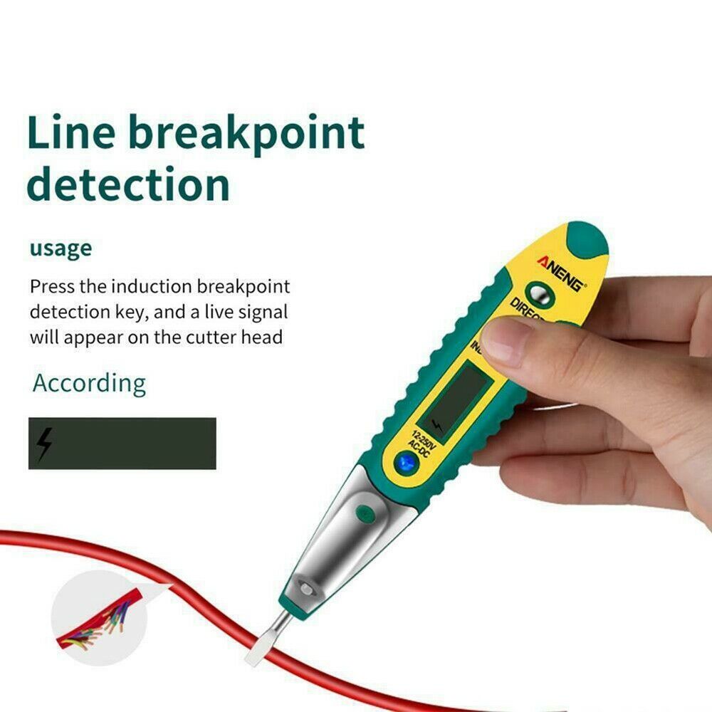 Durable Non-Contact LCD Digital Electric Test Pen 70~250V Detector Tester Tool