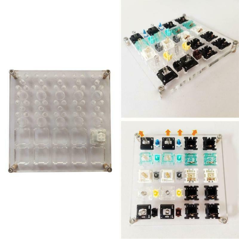 2 in 1 Acrylic Board for Lubricate Switch Mechanical Keyboard-Switch Tester Base