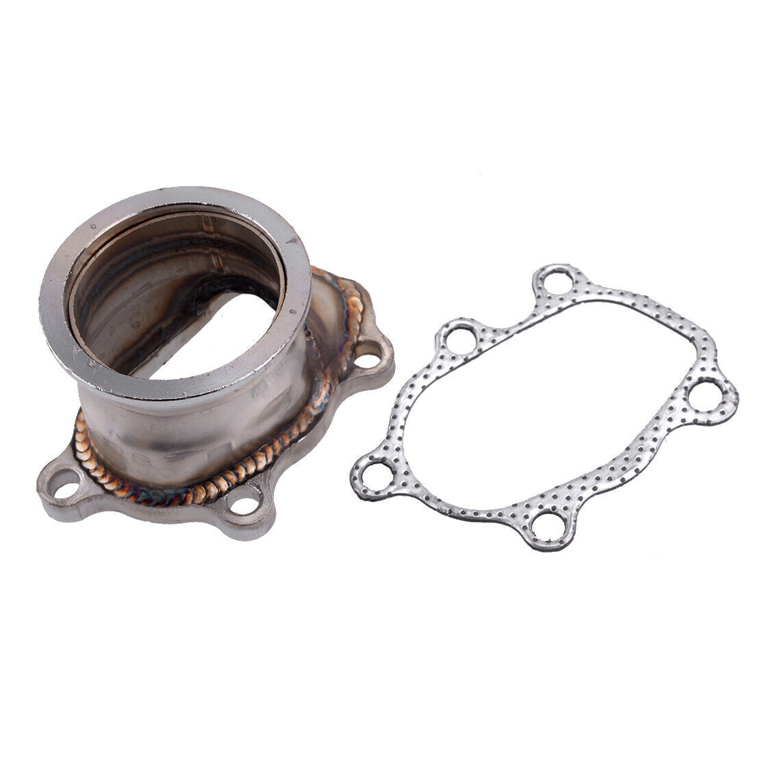 Downpipe 5 bolt 2.5" V Band Flange Adapter Fit For GT25 GT28 T25 T28 Turbo,