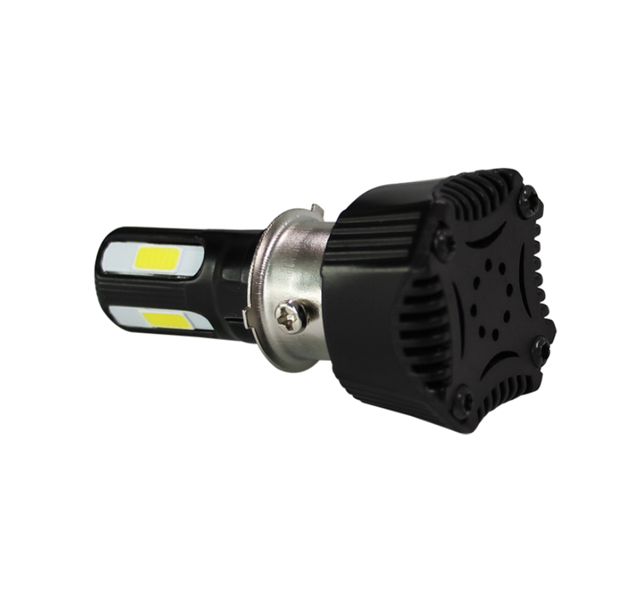 40W 4 COB 4400LM Motorcycle Headlight LED Bulb H4 HS1 H6 Hi/Lo Beam Fog DRL Lamp