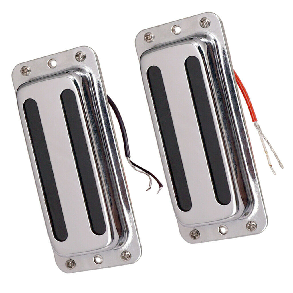 2 Pieces 6 Strings Humbucker Double Coil Pickups Acoustic Electric