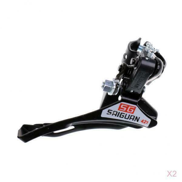 2pcs Metal Mountain Bike 31.8mm Front Gear Derailleur Pull Replacement