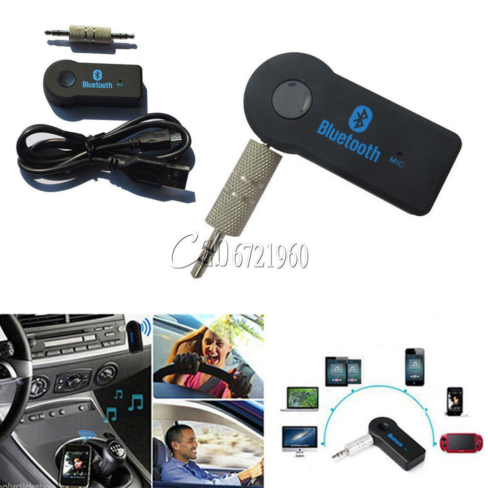 Wireless Bluetooth V3.0 Stereo Audio Music Receiver Handsfree Car AUX 3.5mm New