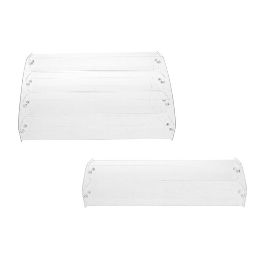Pack of 2, Convenient Acrylic Sunglasses Organizer Makeup Cosmetic Samples