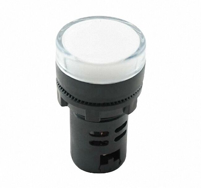 5Pcs White LED Indicator Pilot Signal Light Lamp 24V [M1]