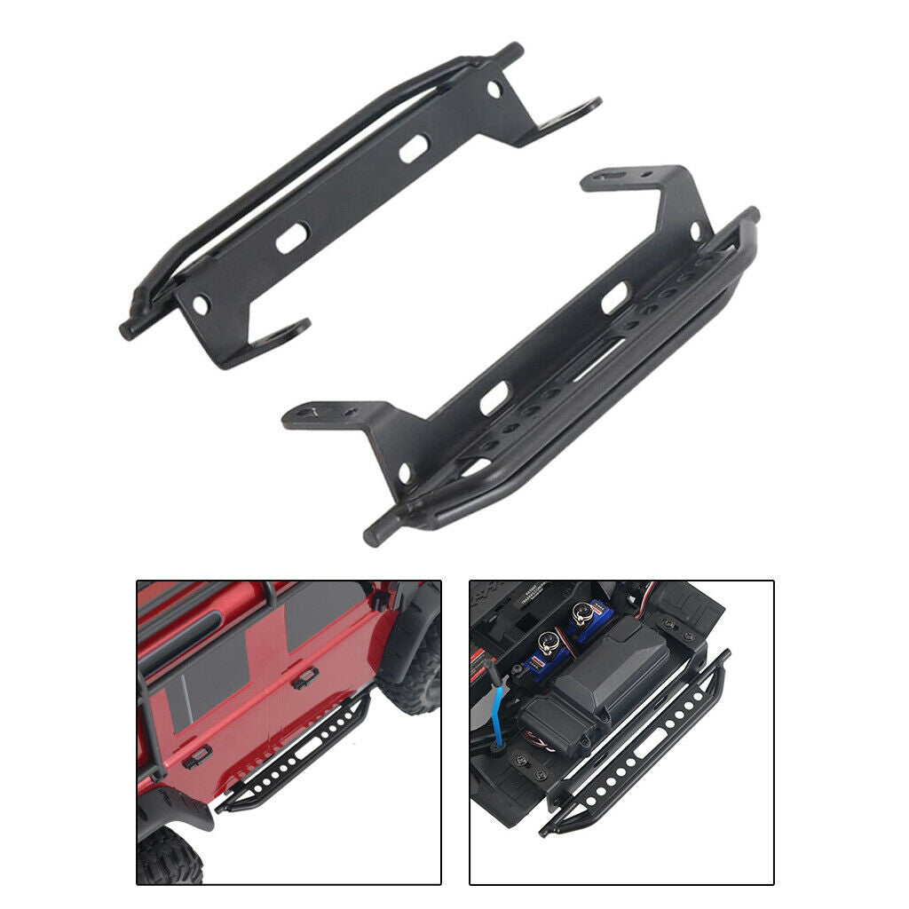 1 pair Metal Side Pedal For TRX4 Bronco 1:10 RC Crawler Accessories Parts