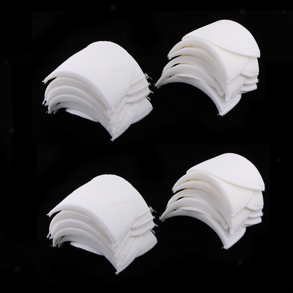 DIY 12 Pairs White Sponge Shoulder Pads For