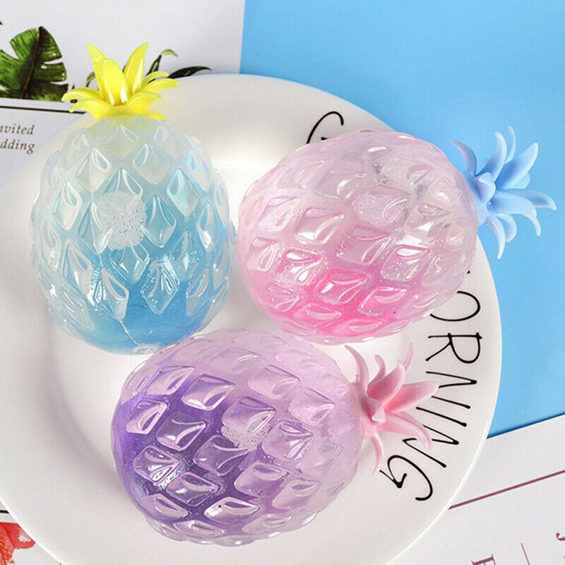 Flour Pineapple Toys Kids Soft Stress Balls Decompression Children's ToysA KX