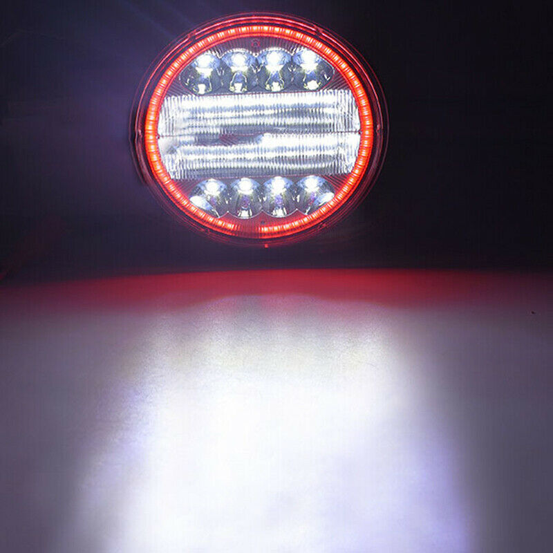 4 Inch 72W Round LED Work Light Spot Driving Lamp Headlight Offroad Truck Red Qx