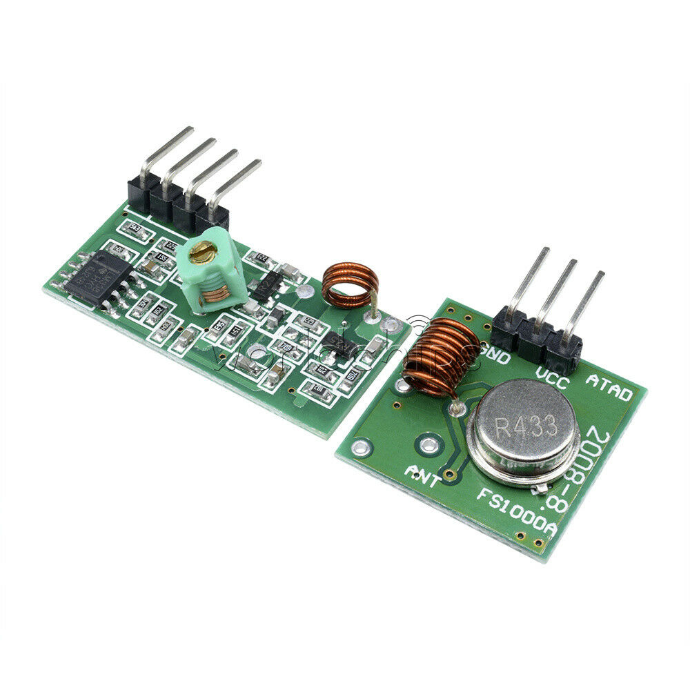 2PCS 433Mhz RF transmitter and receiver kit Module for Raspberry Arduino ARM MCU