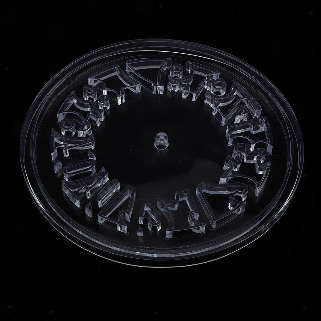 1Pcs Clear Silicone Clock Mold, Arabic Numerals Clock Making Tool for DIY