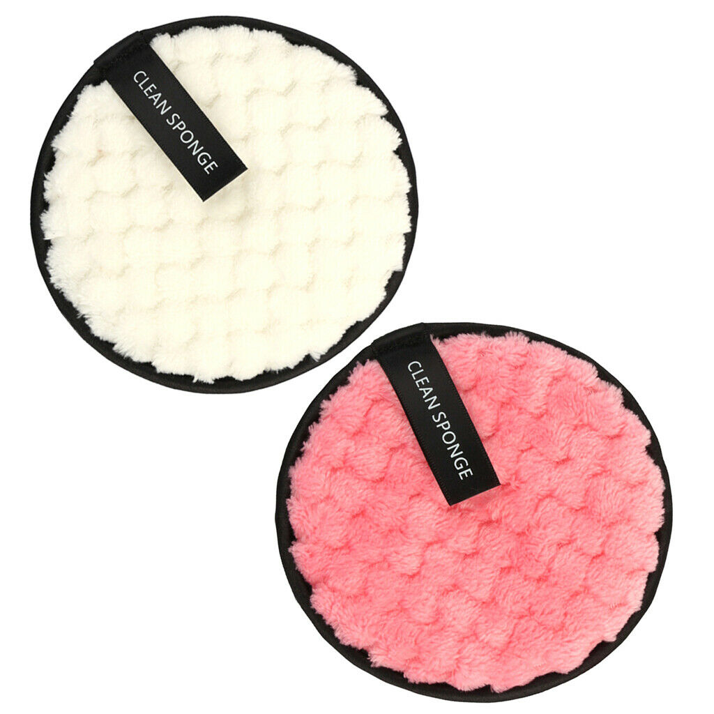 2 Pieces Face Sponge Washing Puff Exfoliator Clean Soft Scrubber Shower Makeup