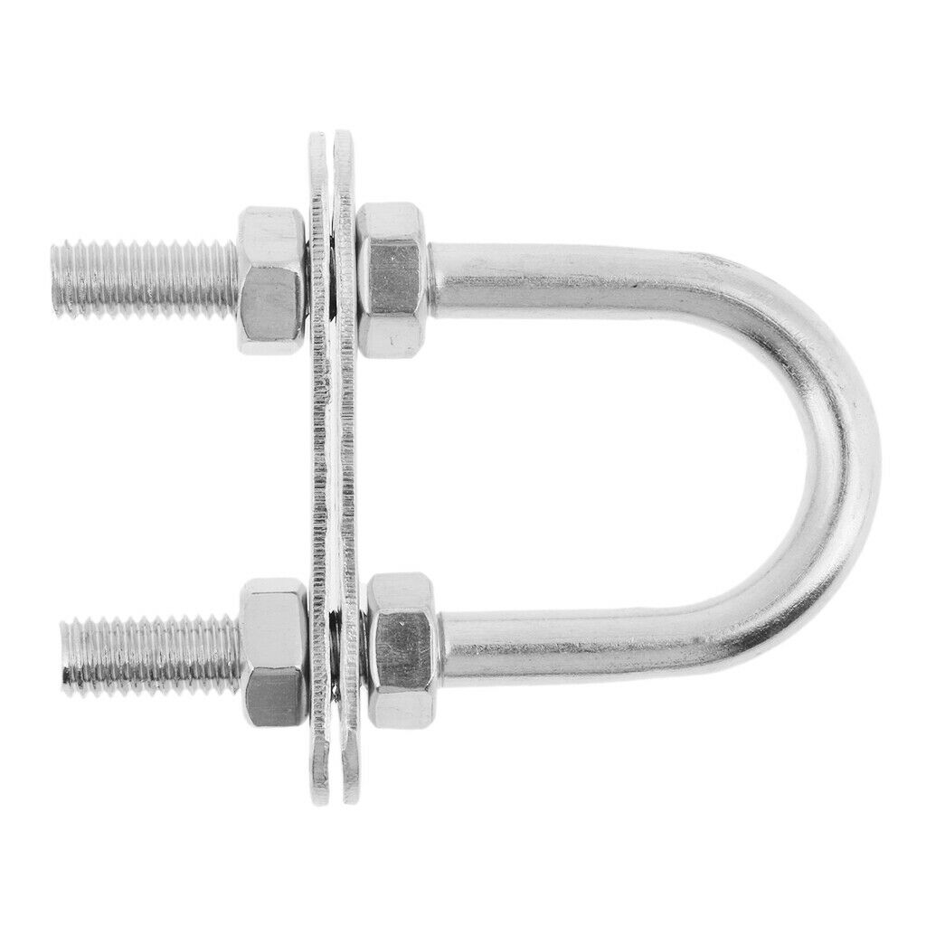 Stainless Steel 316 U  Bow Eye Nuts Washers 7*80mm Boat Tow Trailer .