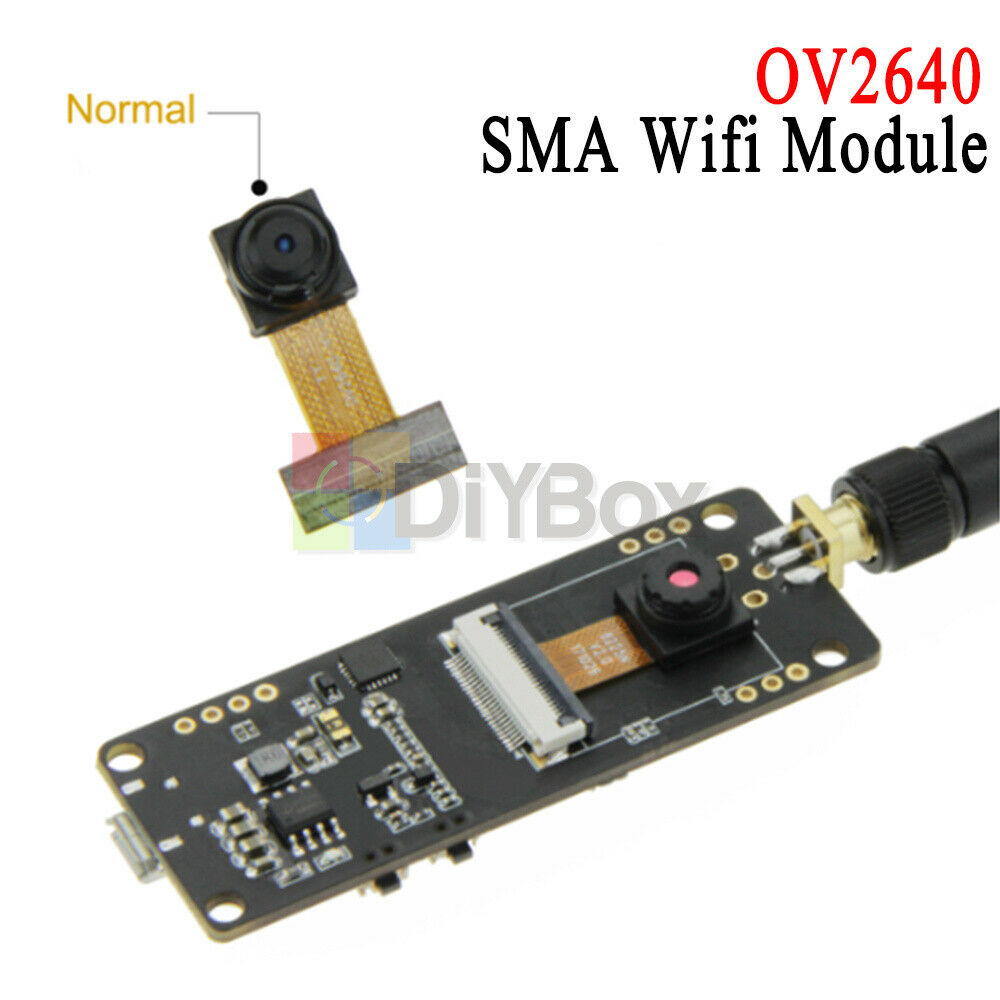 0.91" ESP32 ESP32-CAM SMA WIFI Development Module Board + OV2640 Camera Antenna