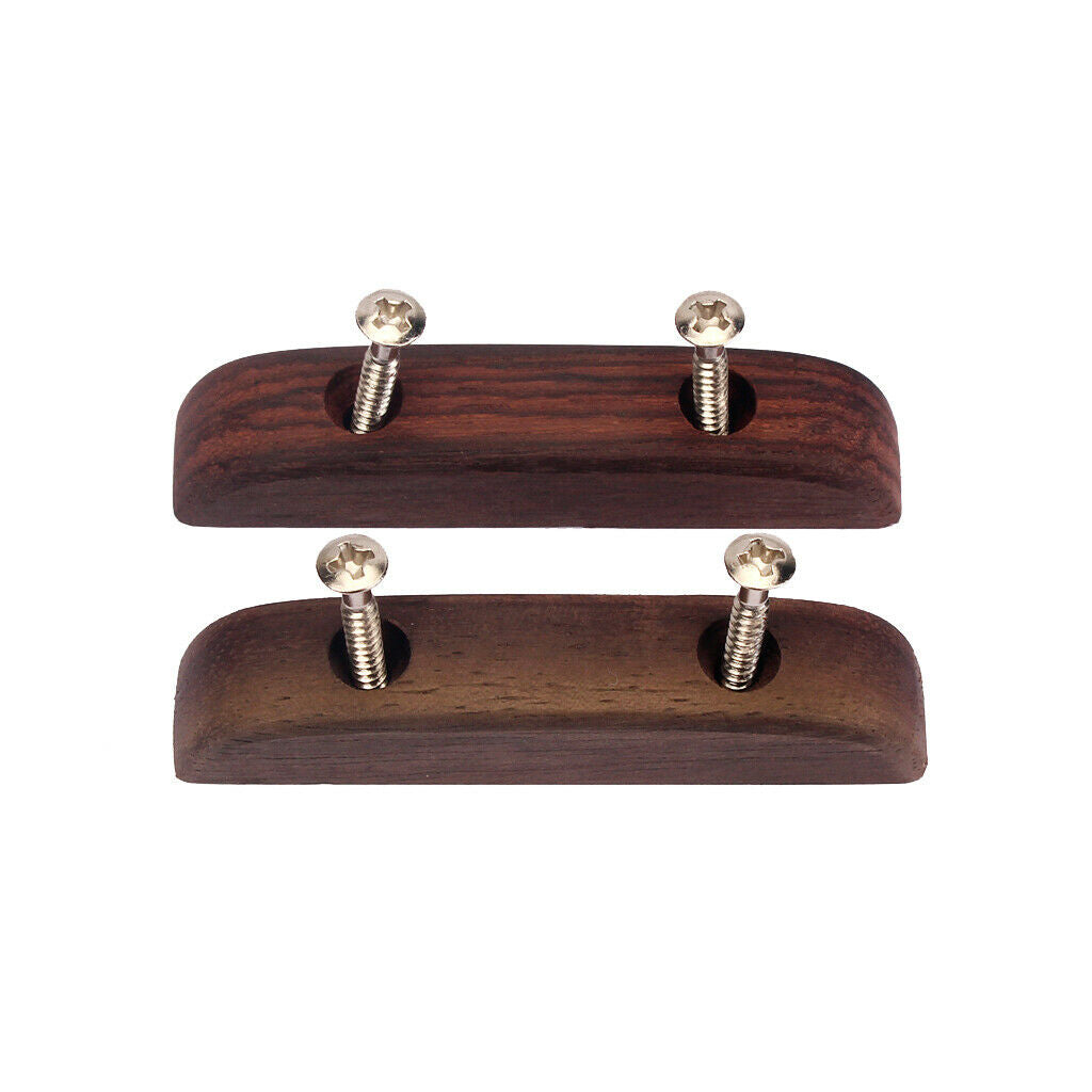 2pcs Rosewood Thumb Rest with 4pcs Mounting Screw for Bass Guitar Parts