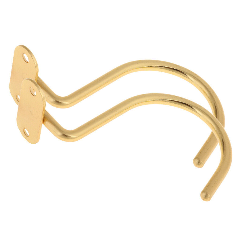 Set of 2 Solid Pool Cue Hook Rest Holder Keeper Hardware Snooker Accessories