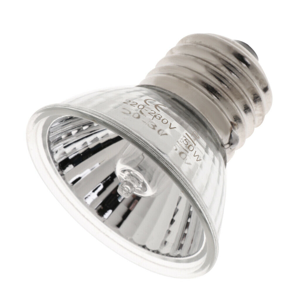Pet Reptile Lizard Turtle Frog Heat Calcium Lamp Blub White 50W 220-230V