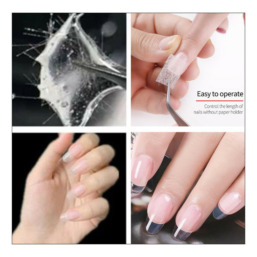 Nail Care Fiberglass Nail Extension Kit, Nail Art Tool,   Light & Nature,