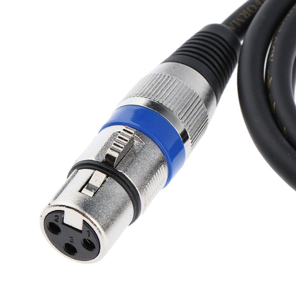3-Pin XLR Male to Female XLR Microphone Mixer Speaker Audio Cable  1m