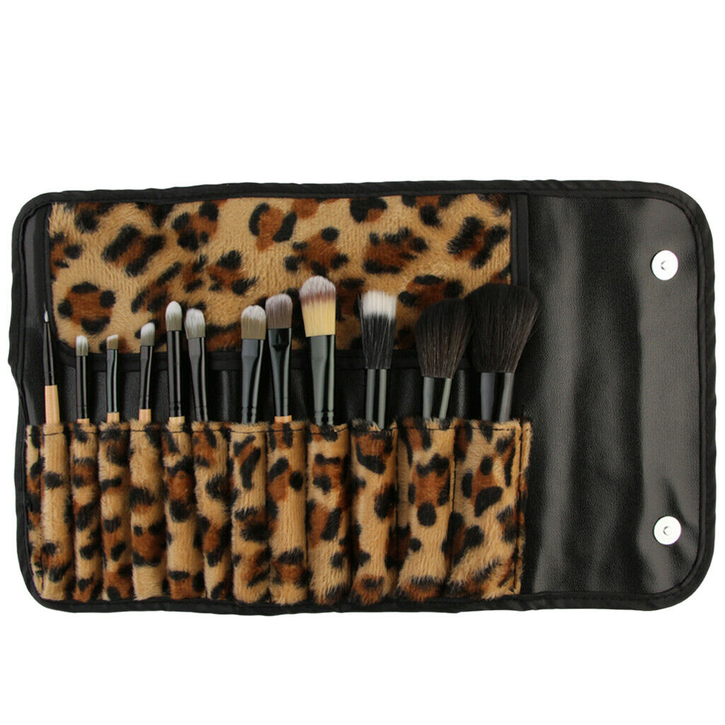 12Pcs Makeup Brushes Set with Storage Bag for Foundation Powder Blending Blush