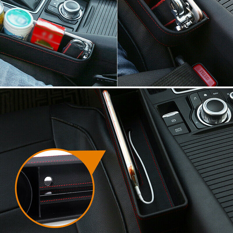 Car Cup Drinks Holder Portable Seat Cup Cell Phone Storage Pocket Box Organizer