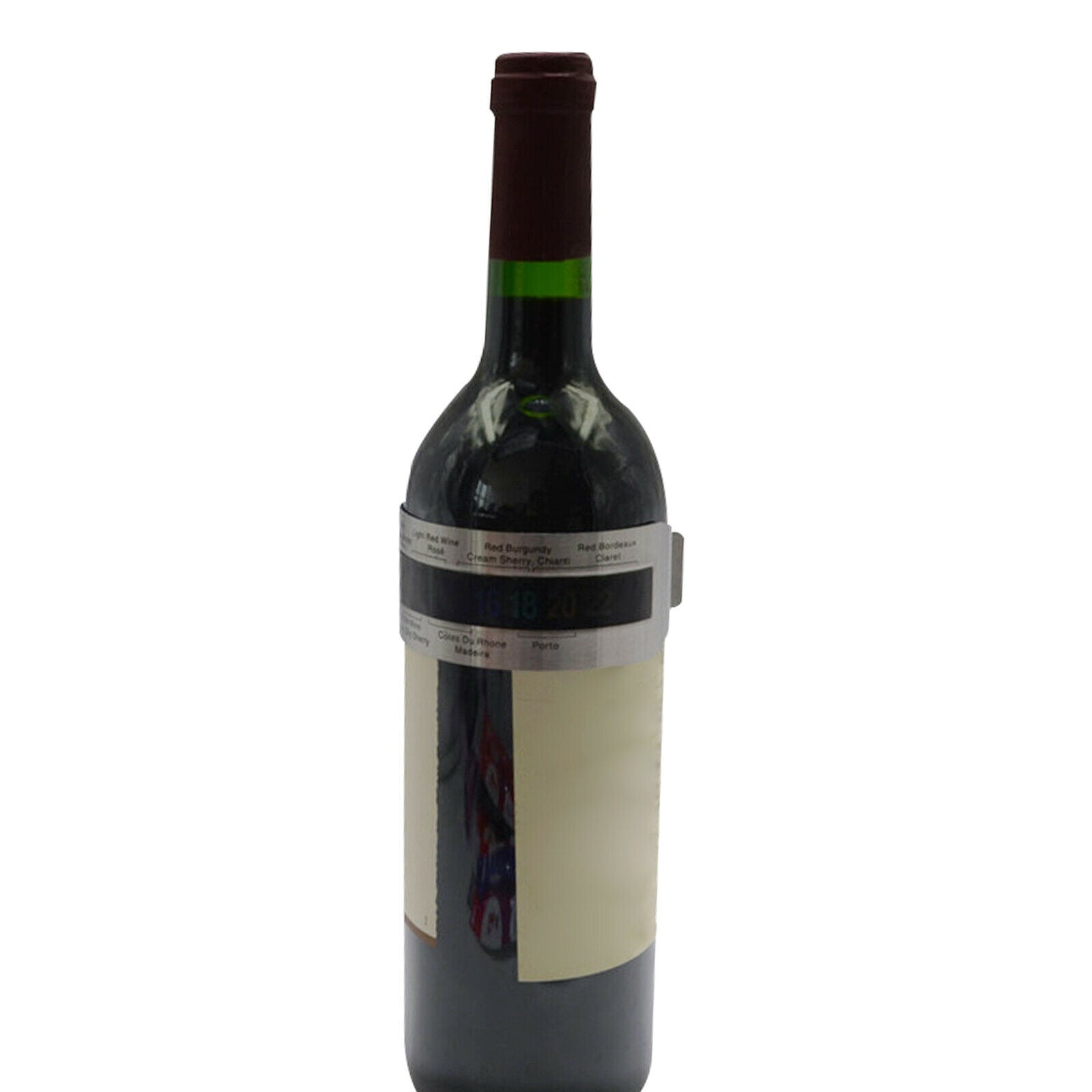 Stainless Steel Wine Thermometer Bracelet for Beer or Red Wine 4~24℃