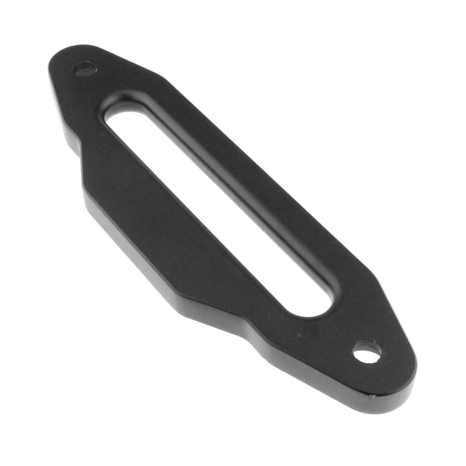 Black Aluminium Hawse Fairlead For Synthetic Winch Rope ATV UTV Universal