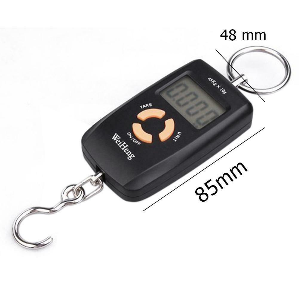 45kg/10g LCD Portable Digital Electronic Scale Pocket Hook Luggage Scale @